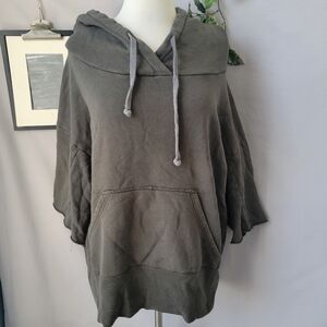 Oak NYC Fleece Oversized Hoodie Sweatshirt S